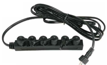 6 Way Splitter of 12 Volt Lighting | Transformers and Light Accessories