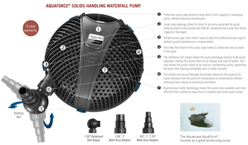 AquaForce Solids Handeling Waterfall Pump  | Water Pumps