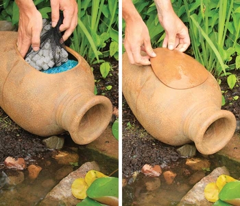 Pond Filter Urn | Gravity Flow Filters